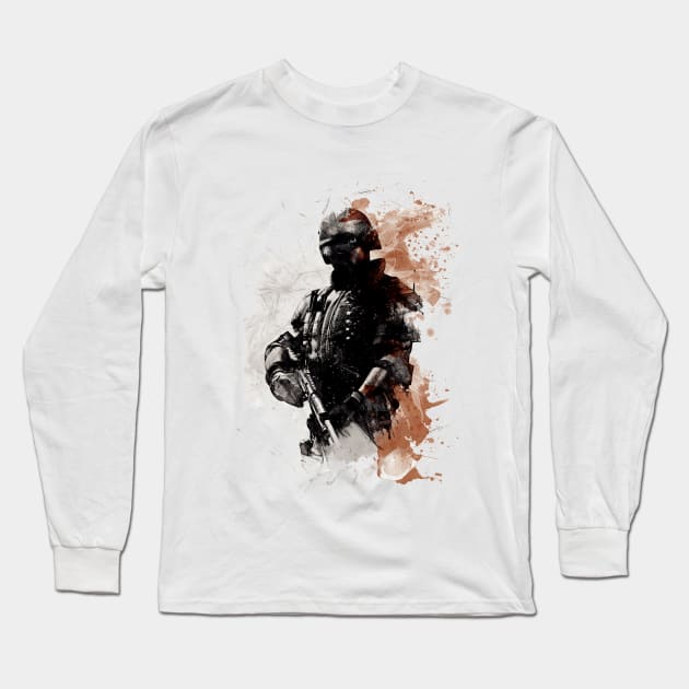 Rainbow Six Siege art Long Sleeve T-Shirt by Stylizing4You